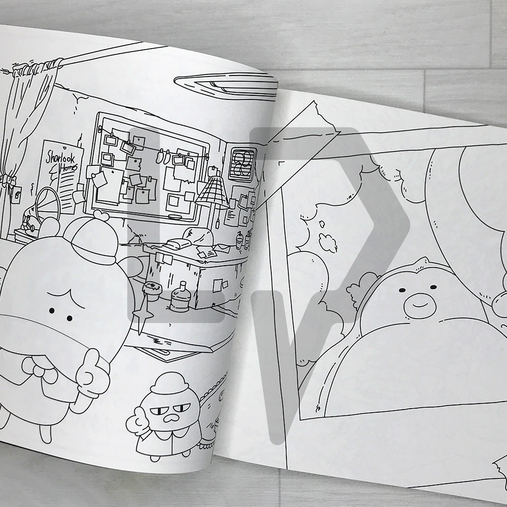 Udangtang! We Are NINIZ Coloring Book 우당탕탕! 우리는 니니즈 컬러링북