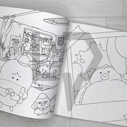 Udangtang! We Are NINIZ Coloring Book 우당탕탕! 우리는 니니즈 컬러링북