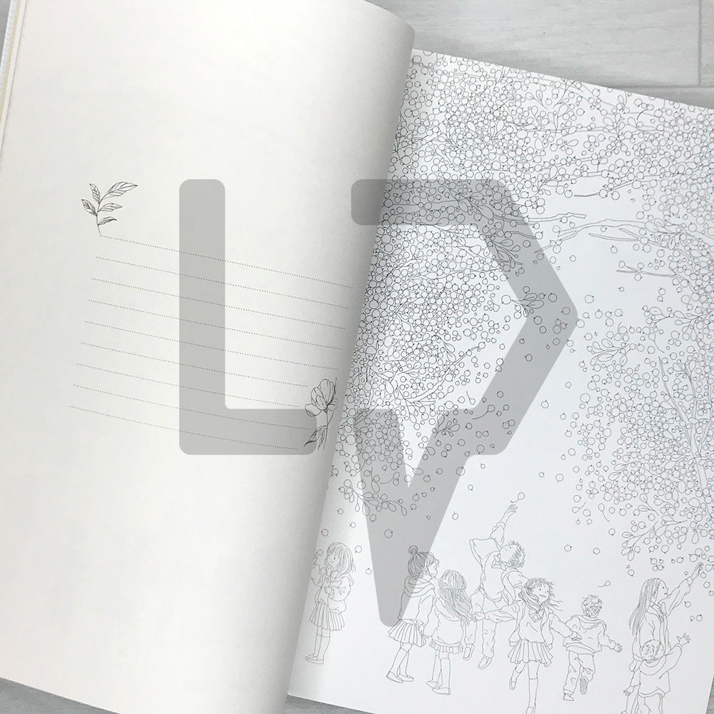 All Seasons, Every Moment: A Coloring & Writing Book by Illustrator Rosa 모든 계절 모든 순간: 함께 색칠하고 써보는 로사의 컬러링북