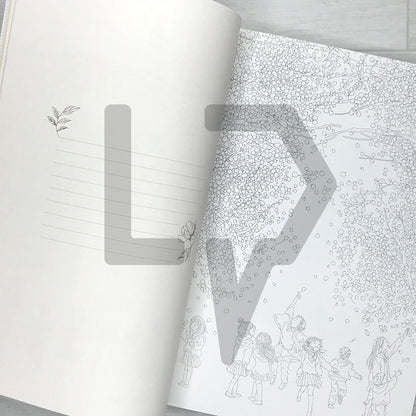 All Seasons, Every Moment: A Coloring & Writing Book by Illustrator Rosa 모든 계절 모든 순간: 함께 색칠하고 써보는 로사의 컬러링북