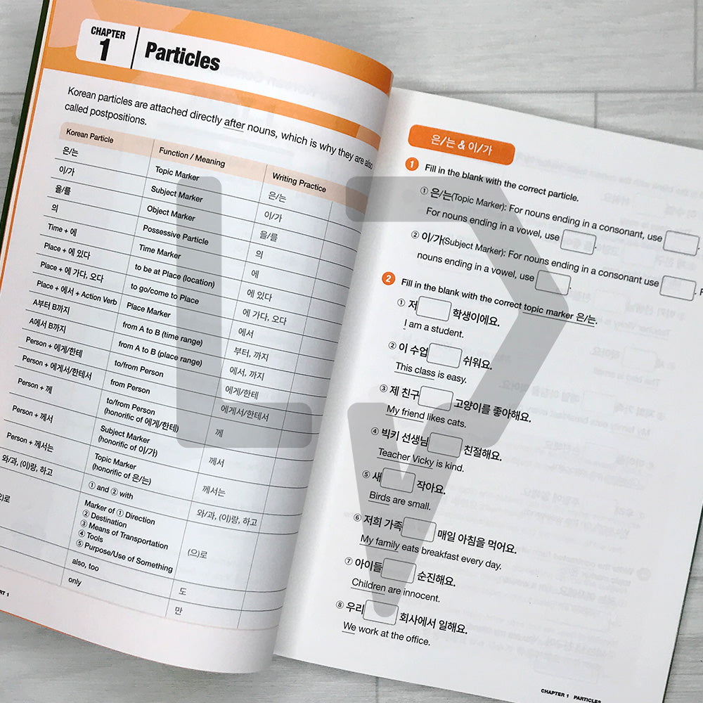 Korean Grammar Canvas: Workbook for Beginners Vol. 1