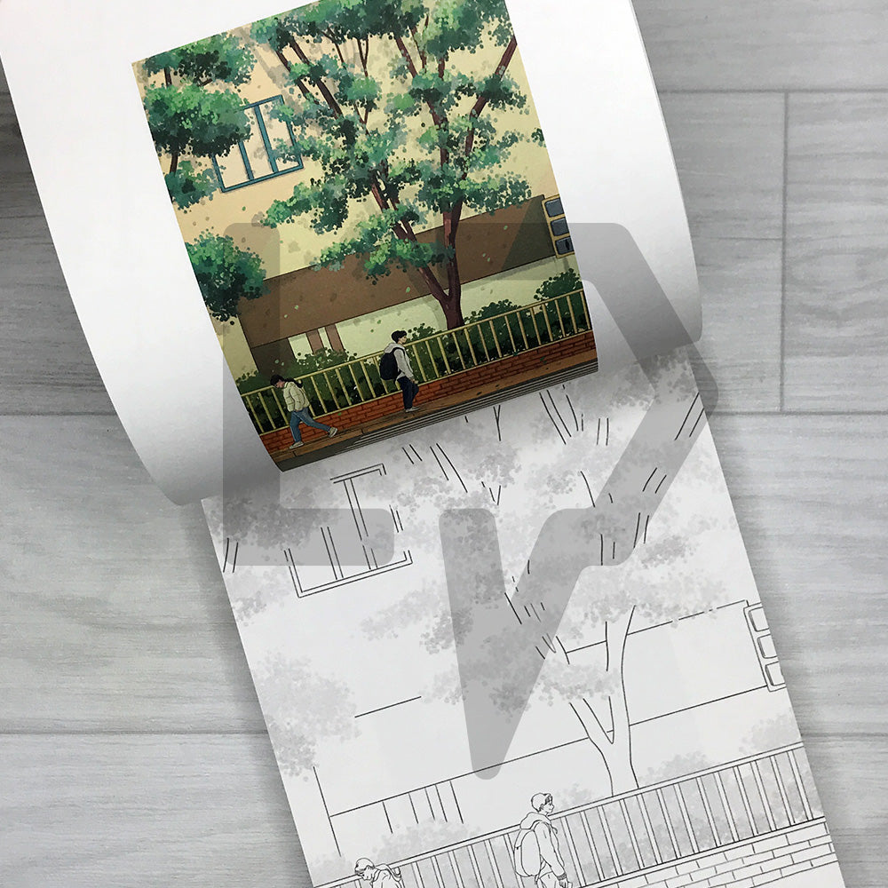 Sihyun's Resting Gaze: A Sentimental Coloring Book of Life's Brightest Days 시현의 시선이 머무는 곳: 가장 빛나는 날들에 색을 입히는 감성 컬러링북