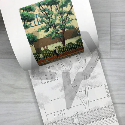 Sihyun's Resting Gaze: A Sentimental Coloring Book of Life's Brightest Days 시현의 시선이 머무는 곳: 가장 빛나는 날들에 색을 입히는 감성 컬러링북