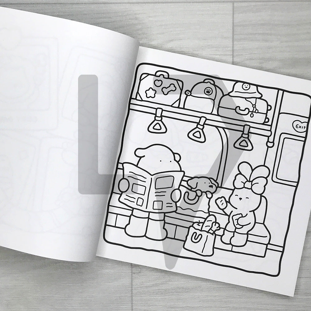Coco Wyo Cozy Days 코코 와이오 코지 데이즈: Cute & Comfy Colouring Book