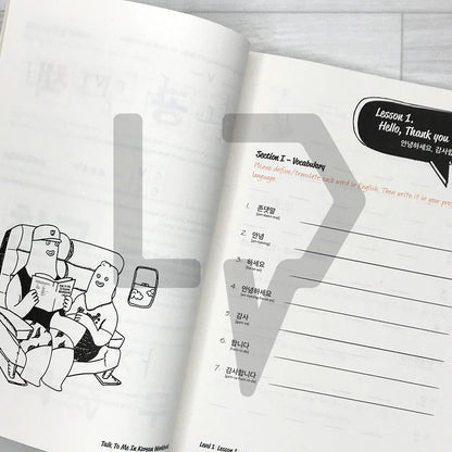 Talk To Me In Korean (TTMIK) Workbook Level 1 (2025 Revised) - Life Pattern Korea