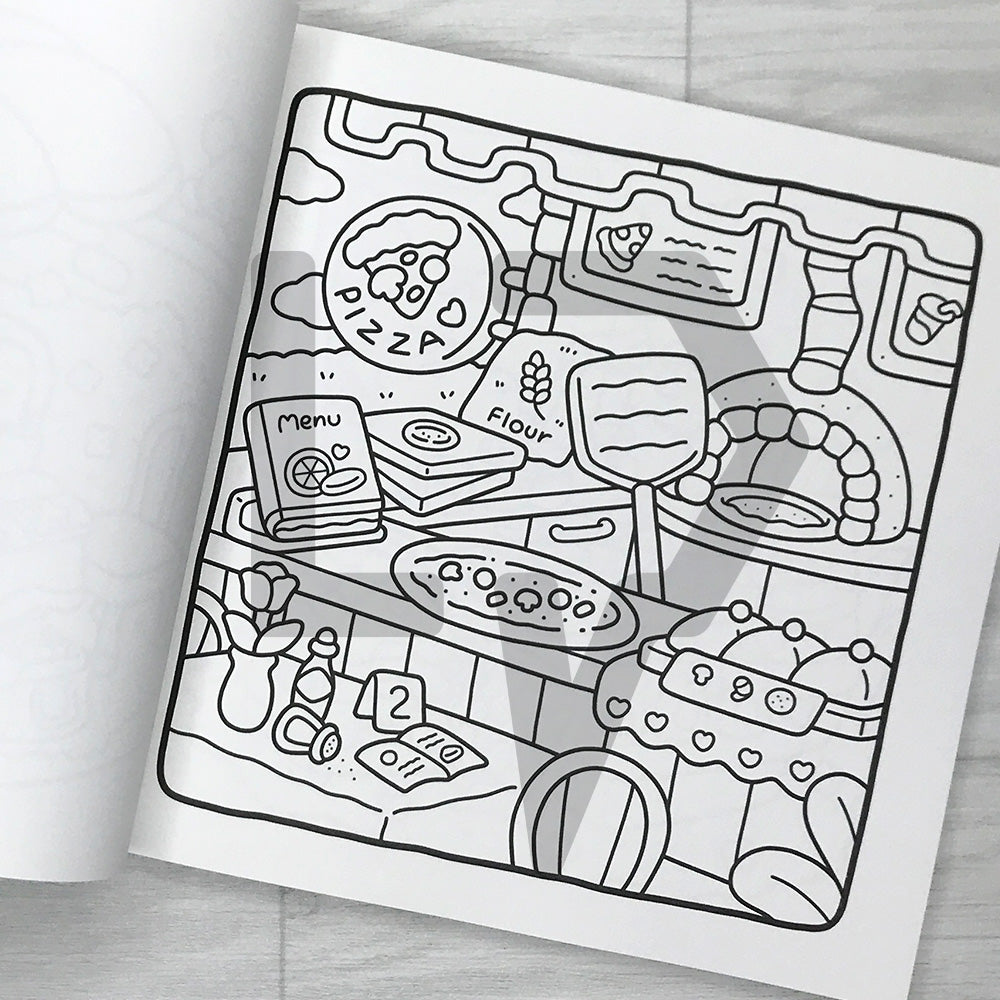 Coco Wyo Cozy Corner: Cute & Comfy Coloring Book 코코 와이오 코지 코너: 아늑한 공간