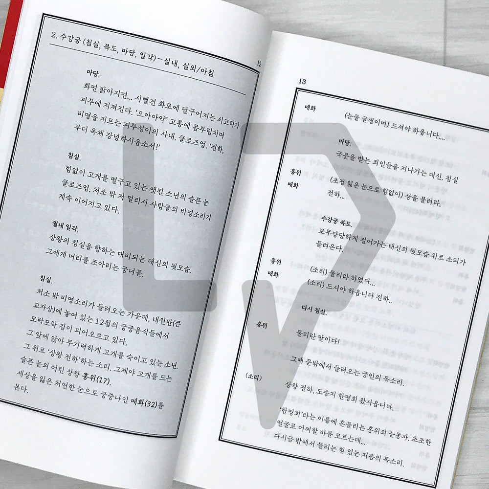 The King's Warden (The Man Who Lives with the King) Screenplay Book 왕과 사는 남자 각본집
