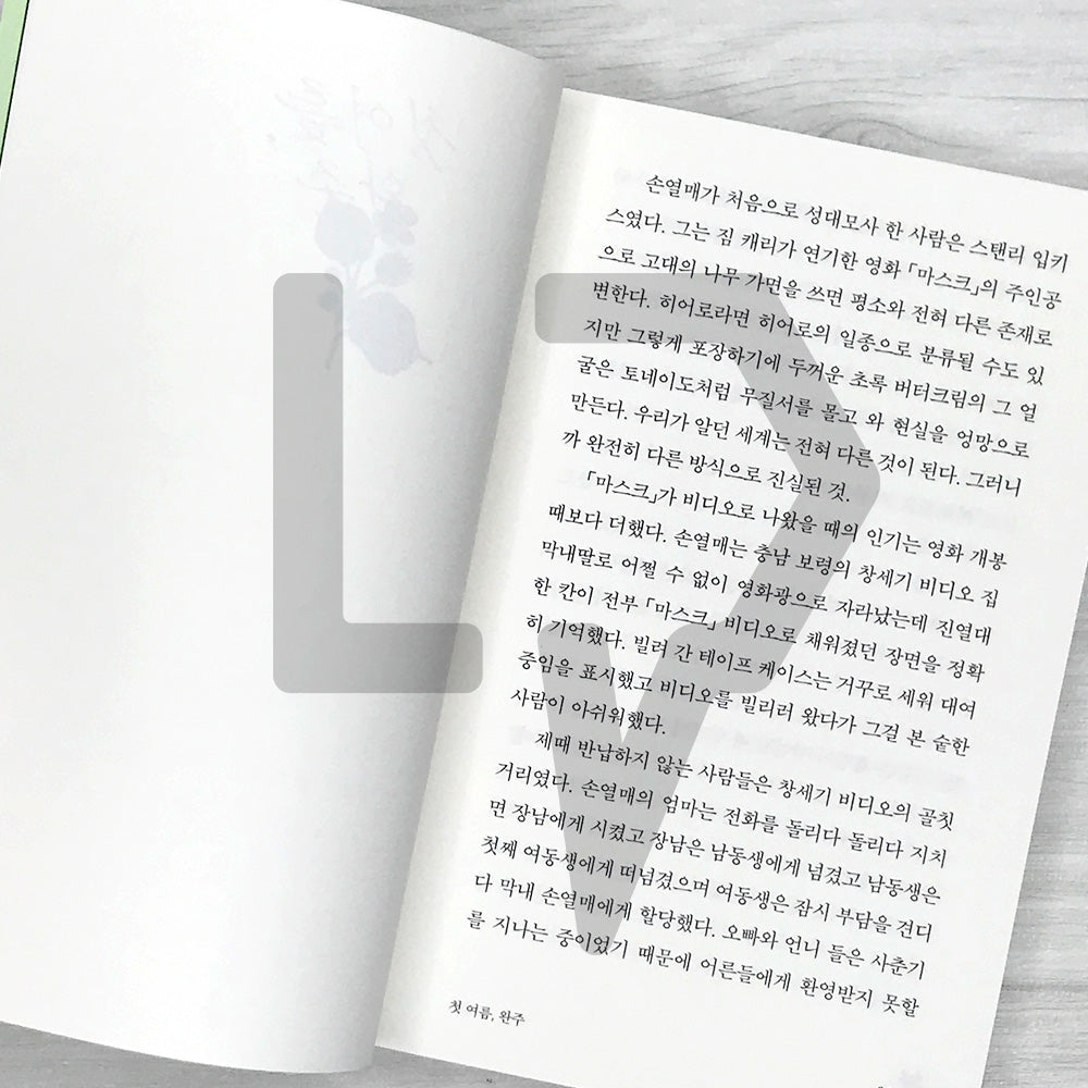 My First Summer, Wanju: Reading Novel Edition 첫 여름, 완주(읽는 소설)