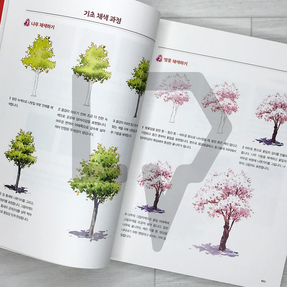 Urban Village Watercolor Sketch Coloring Book: Moments That Stayed in the Heart 마을 풍경 어반 스케치 수채화 컬러링 북: 동네 곳곳 마음이 머문 순간들