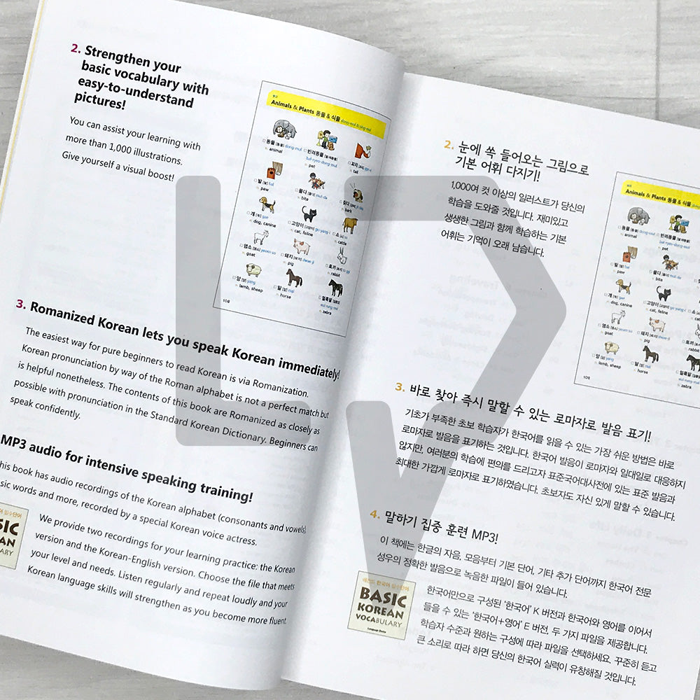 Legend Basic Korean Vocabulary: 3200 Essential Korean Words 레전드 한국어 필수단어