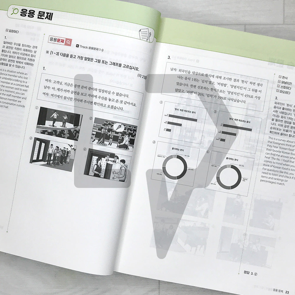 KoreanLanguageBank Sure Pass TOPIK 2 Comprehensive Guide 한국어뱅크 일단합격 한국어능력시험 토픽 2 종합서