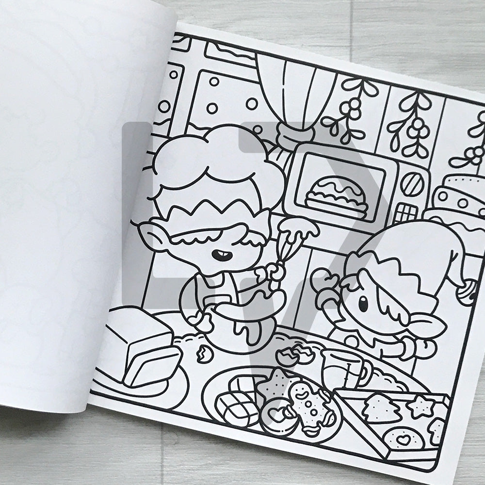 Coco Wyo Cozy Christmas Coloring Book 코지 크리스마스