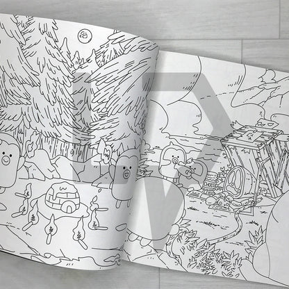 Udangtang! We Are NINIZ Coloring Book 우당탕탕! 우리는 니니즈 컬러링북