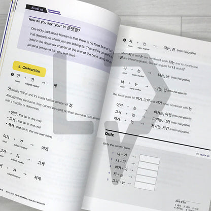 Korean Grammar Palette for Beginners Level 1