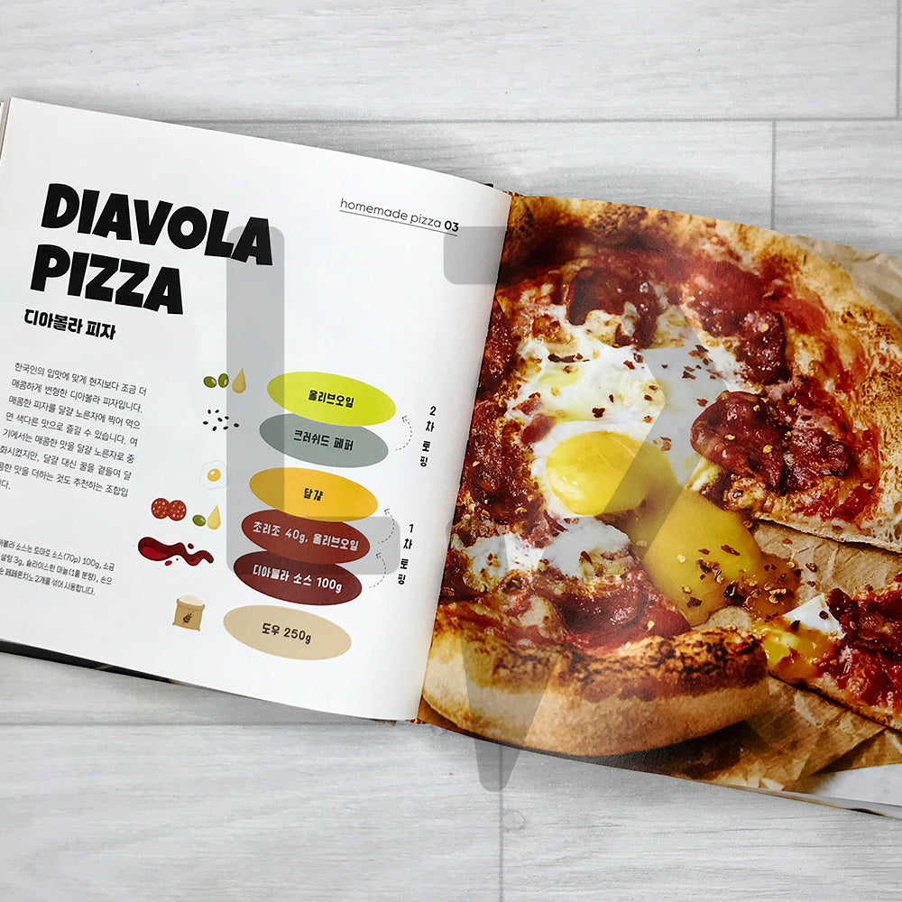 Homemade Pizza Class by Helloslowbunny: Pizza Recipes Made with a Home Convection Oven 안녕느린토끼 홈메이드 피자 클래스: 가정용 컨벡션 오븐으로 완성하는 피자 레시피