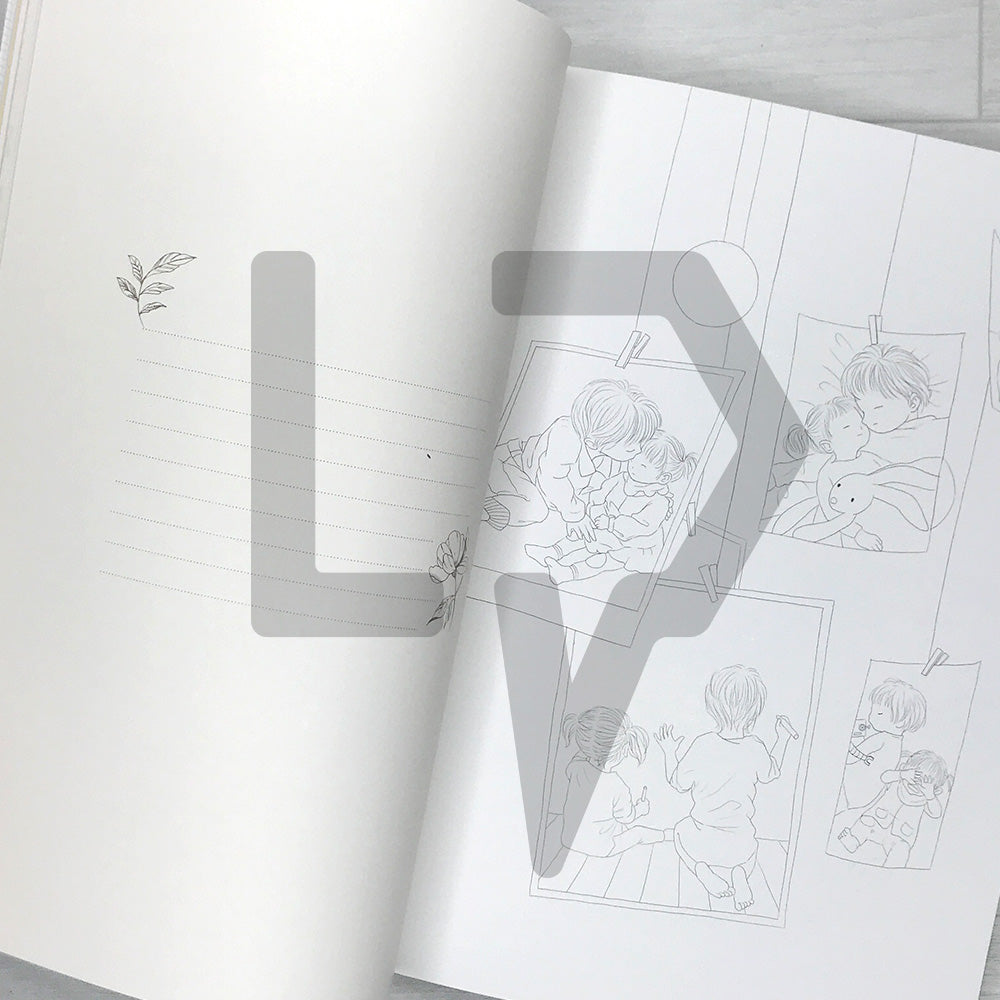 All Seasons, Every Moment: A Coloring & Writing Book by Illustrator Rosa 모든 계절 모든 순간: 함께 색칠하고 써보는 로사의 컬러링북