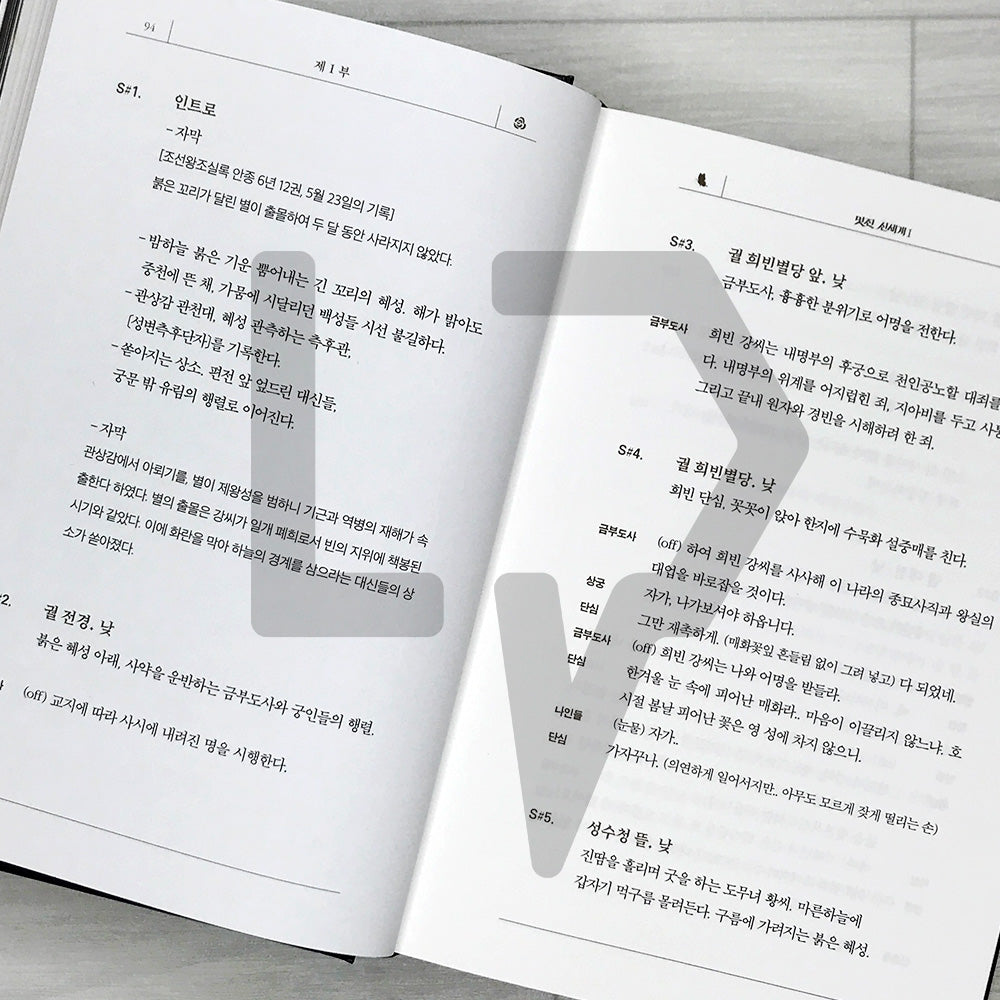 My Royal Nemesis (Brave New World) TV Series Script Book 멋진 신세계 대본집 2-Volume Boxed Set