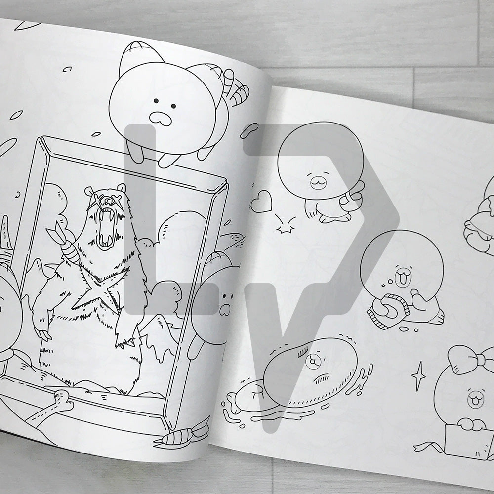Udangtang! We Are NINIZ Coloring Book 우당탕탕! 우리는 니니즈 컬러링북