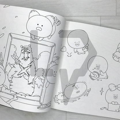 Udangtang! We Are NINIZ Coloring Book 우당탕탕! 우리는 니니즈 컬러링북