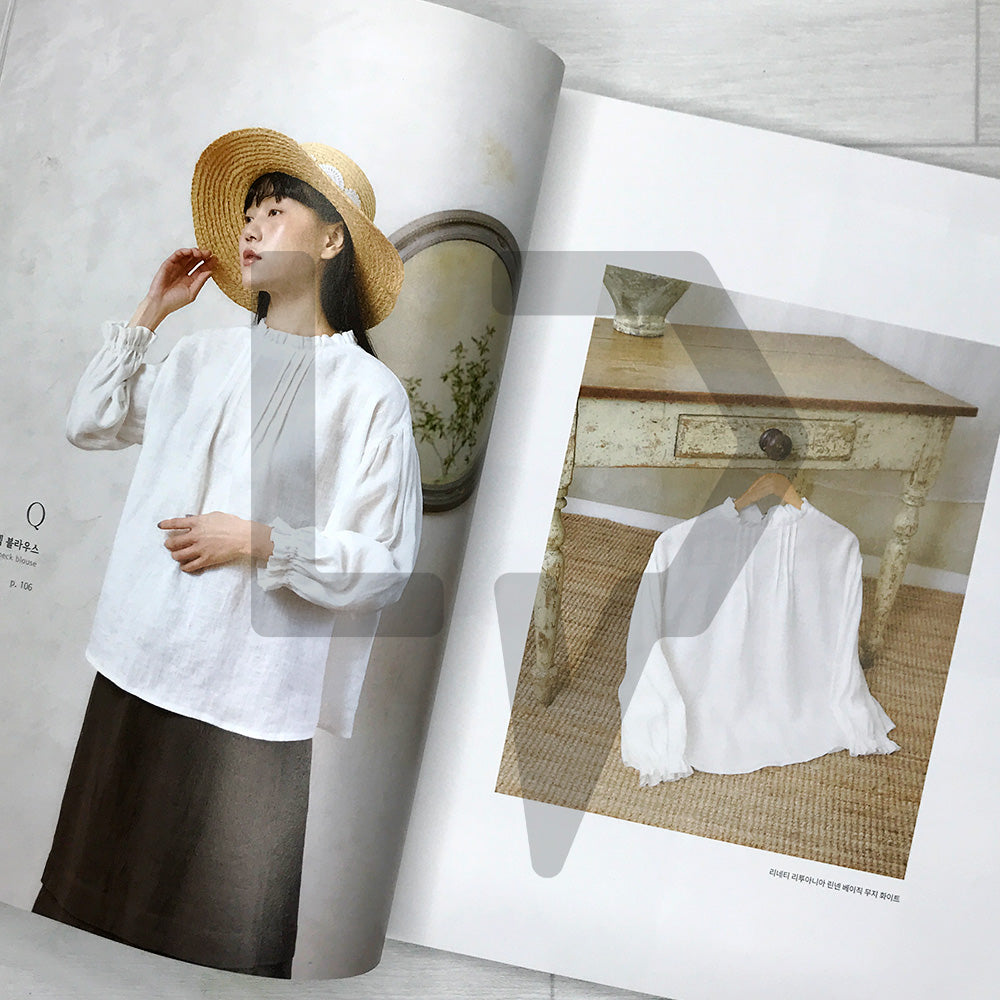 Sewing with Linen That Reflects Me (Handmade Lady's Closet) Sewing Harue Vol. 35 나를 담은 리넨 바느질 Sewing Harue Vol. 35