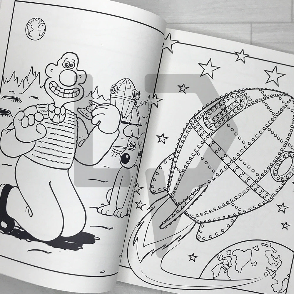 Wallace & Gromit: The Official 30th Anniversary Coloring Book 월레스와 그로밋 컬러링북