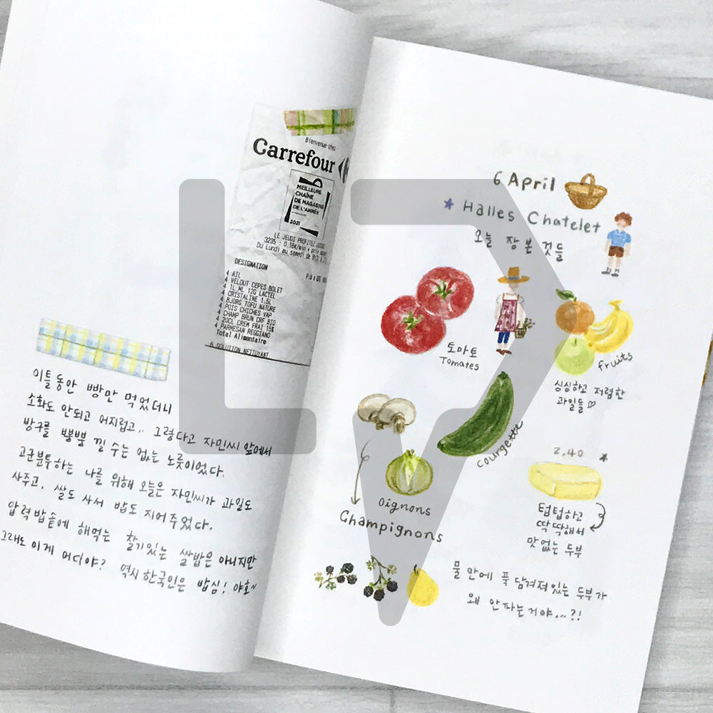 Orleans: Yeojin's 78-Day Illustrated Travel Diary in France 오를레앙