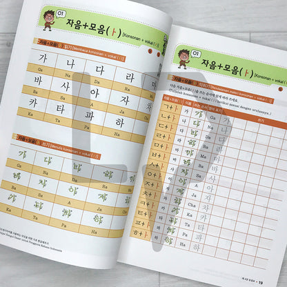 Belajar Hangul (Bahasa Korea) Dasar Untuk Pengguna Bahasa Indonesia 인도네시아어를 사용하는 국민을 위한 기초 한글배우기 1 Dasar