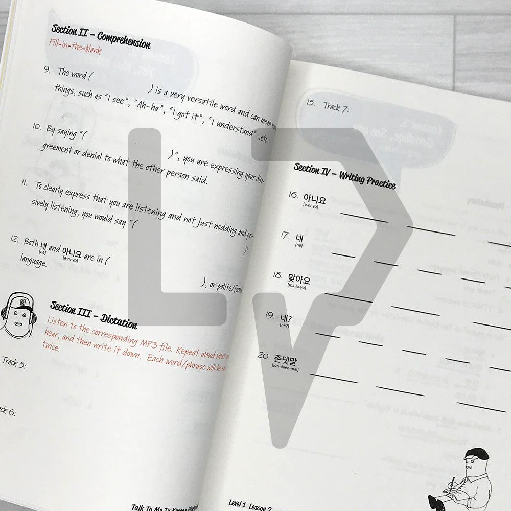 Talk To Me In Korean (TTMIK) Workbook Level 1 (2025 Revised) - Life Pattern Korea