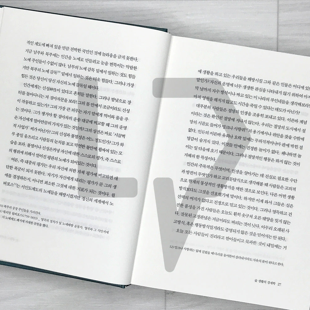 Walden: Special Edition Celebrating 33 Years of the Korean Edition and 550,000 Copies Sold 월든 (한국어판 출간 33주년 55만 부 판매 기념 특별 에디션)