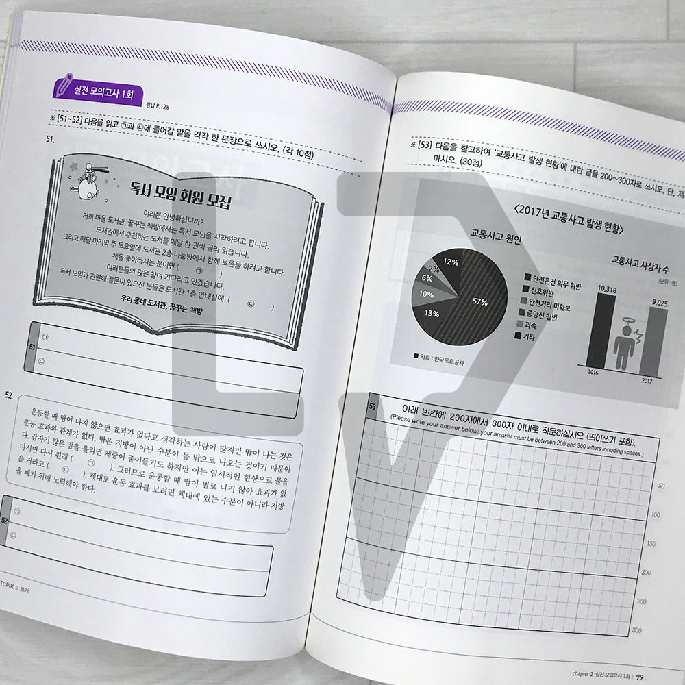 Master of Success New TOPIK 2 Writing Intermediate/Advanced (Levels 3–6) 한국어뱅크 합격의신 한국어능력시험 토픽 2 쓰기 중고급(3-6급)