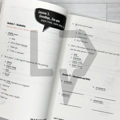 Talk To Me In Korean (TTMIK) Workbook Level 1 (2025 Revised) - Life Pattern Korea