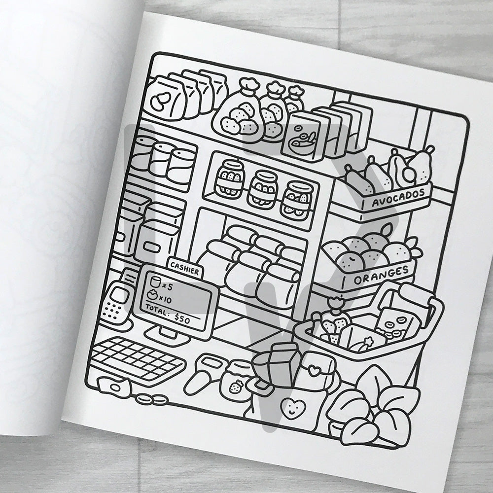 Coco Wyo Cozy Corner: Cute & Comfy Coloring Book 코코 와이오 코지 코너: 아늑한 공간