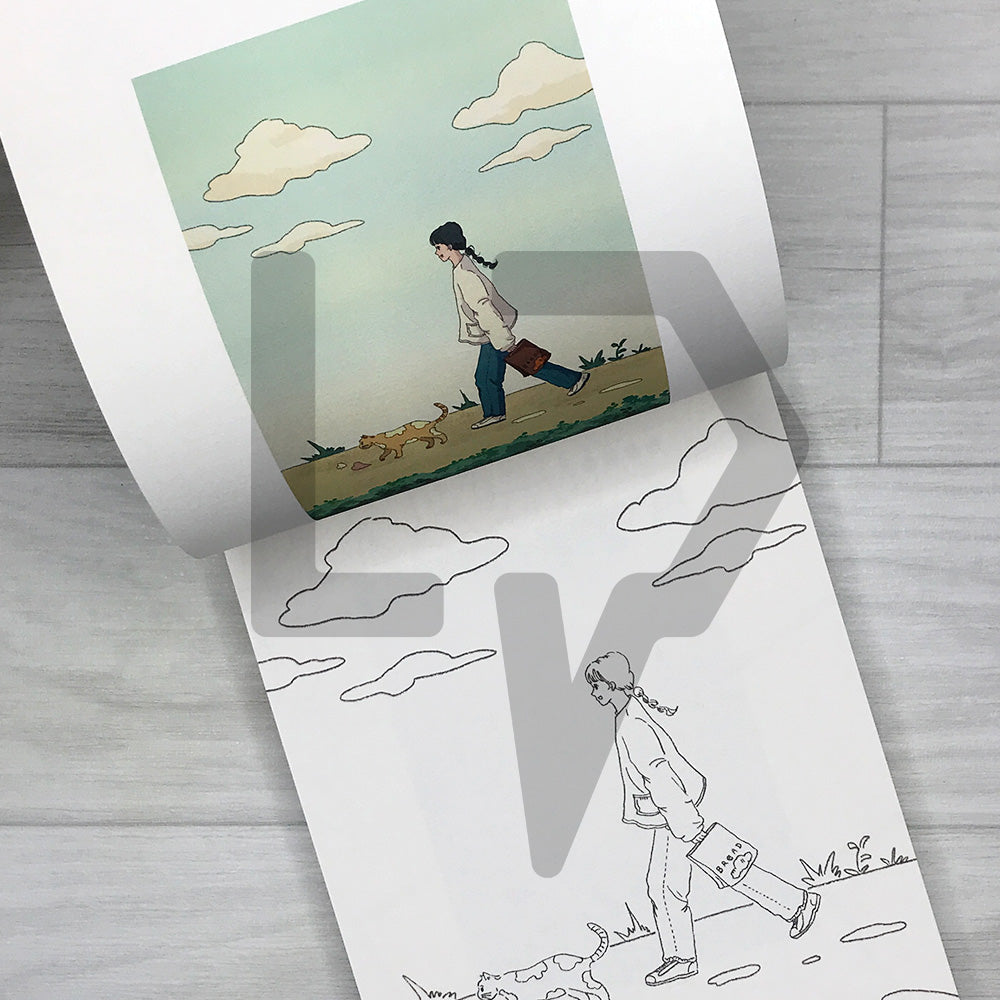 Sihyun's Resting Gaze: A Sentimental Coloring Book of Life's Brightest Days 시현의 시선이 머무는 곳: 가장 빛나는 날들에 색을 입히는 감성 컬러링북