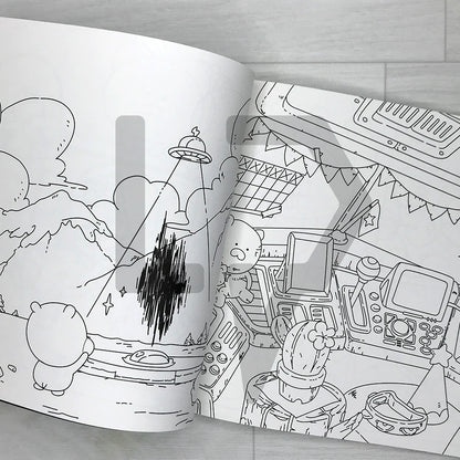 Udangtang! We Are NINIZ Coloring Book 우당탕탕! 우리는 니니즈 컬러링북