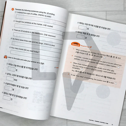 Korean Grammar Canvas: Workbook for Beginners Vol. 2
