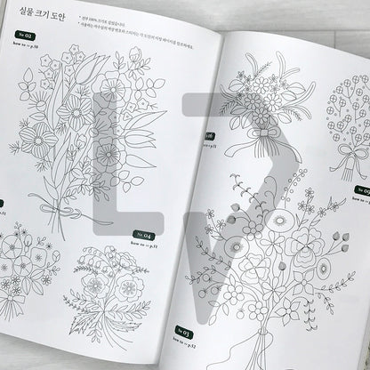 Bouquets and Wreaths: Botanical Embroidery Capturing the Beauty of the Four Seasons 부케와 리스: 사계절의 아름다움을 담은 식물 자수