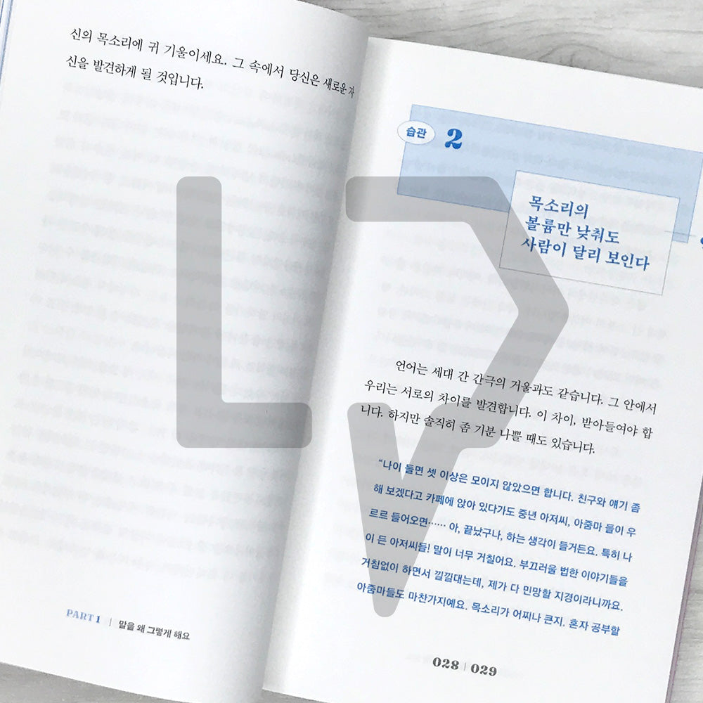 The Language of Adulthood 어른의 말투