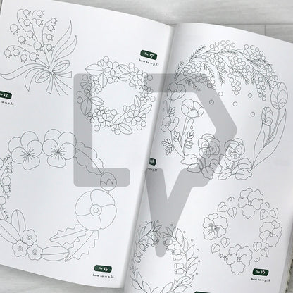 Bouquets and Wreaths: Botanical Embroidery Capturing the Beauty of the Four Seasons 부케와 리스: 사계절의 아름다움을 담은 식물 자수