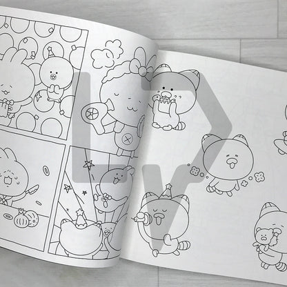 Udangtang! We Are NINIZ Coloring Book 우당탕탕! 우리는 니니즈 컬러링북