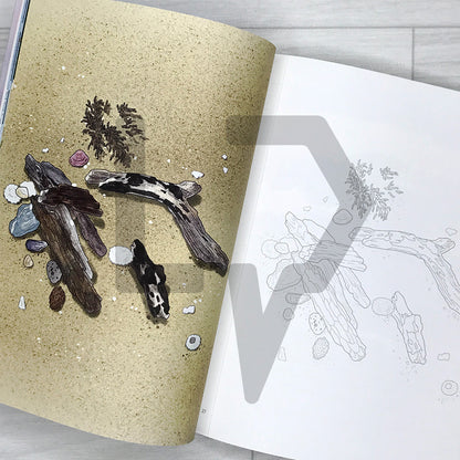 A Shining Afternoon: A Landscape Coloring Book of Flowers, Light, and Everyday Scenes 어느 빛나는 오후: 풍경 컬러링북