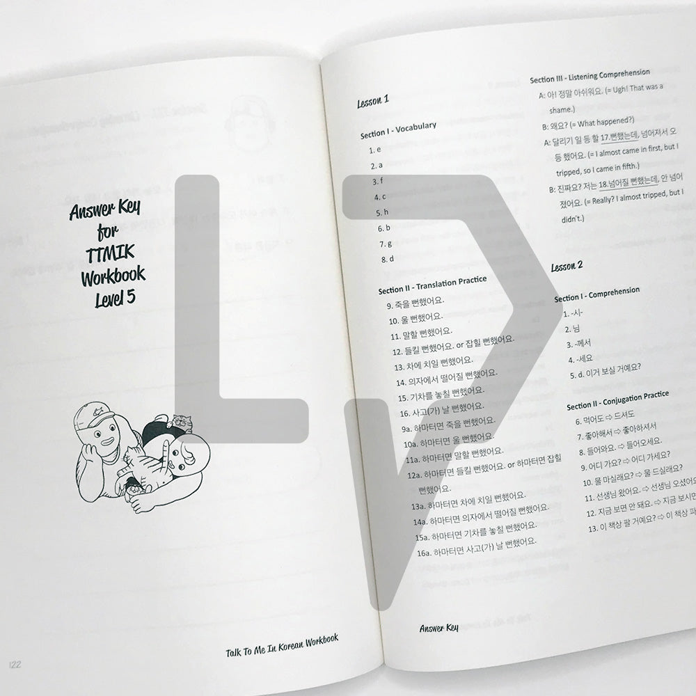 Talk To Me In Korean (TTMIK) Workbook Level 5 - Life Pattern Korea