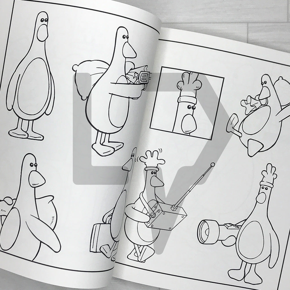 Wallace & Gromit: The Official 30th Anniversary Coloring Book 월레스와 그로밋 컬러링북