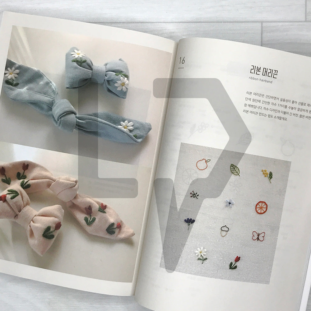 Panda Unni's Adorable Embroidery Accessories 판다언니의 아기자기 자수 소품