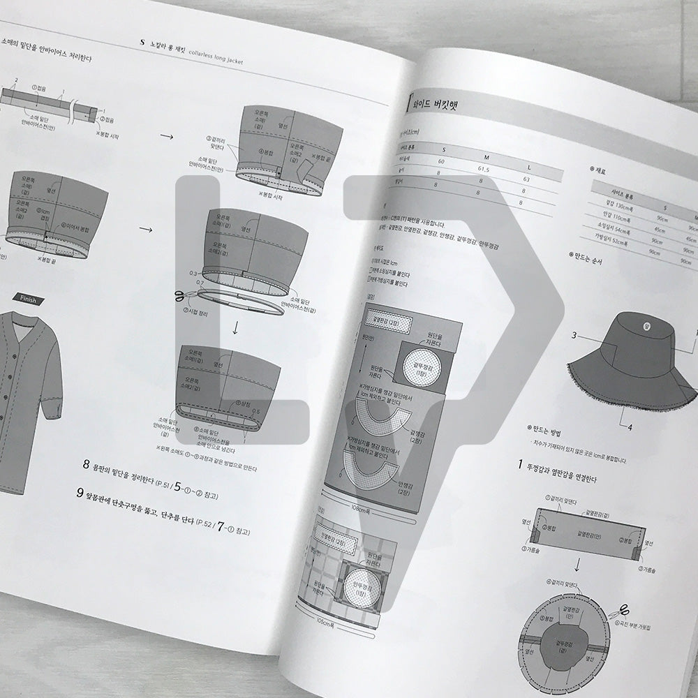 Sewing with Linen That Reflects Me (Handmade Lady's Closet) Sewing Harue Vol. 35 나를 담은 리넨 바느질 Sewing Harue Vol. 35