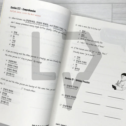 Talk To Me In Korean (TTMIK) Workbook Level 1 (2025 Revised) - Life Pattern Korea