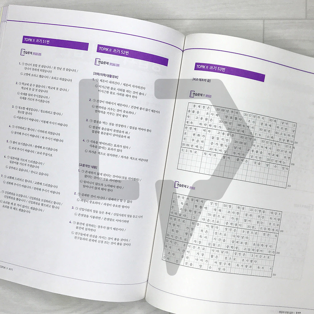 Master of Success New TOPIK 2 Writing Intermediate/Advanced (Levels 3–6) 한국어뱅크 합격의신 한국어능력시험 토픽 2 쓰기 중고급(3-6급)