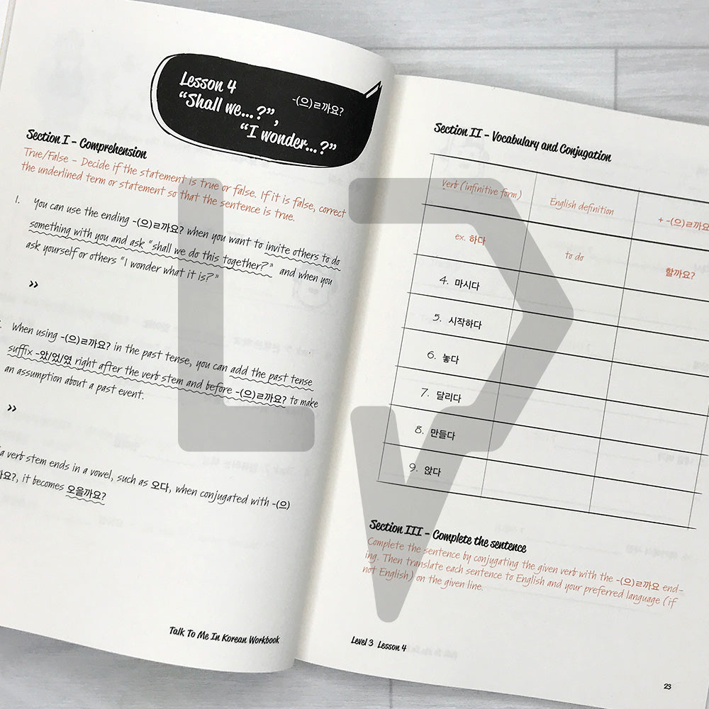 TTMIK Talk To Me In Korean Workbook Level 3 - 2025 Revised Edition