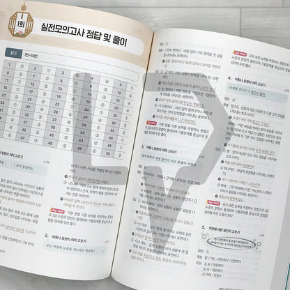 TOPIK 300+ TOPIK 2 New Mock Tests 5 Sets 토픽300+ 한국어능력시험 토픽 2 New 실전모의고사 5회분
