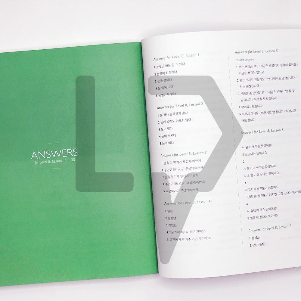 Talk To Me In Korean (TTMIK) Grammar Textbook Level 8 - Life Pattern Korea