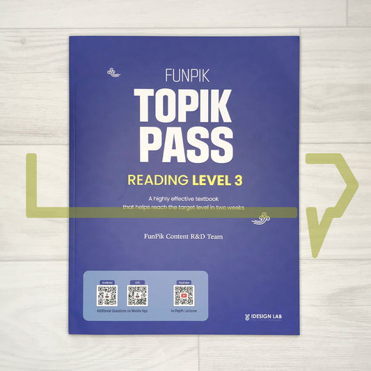 FunPik TOPIK PASS Reading Level 3 - Life Pattern Korea